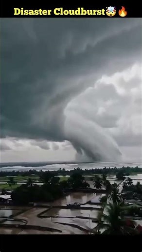 "The Real Burst! ☁️🌨️ Unbelievable Cloud Explosion #shorts