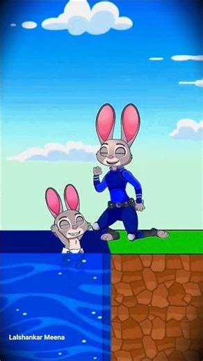 Can Judy save the baby fox? 😭🦊!!#Shorts#AnimationStory​#Zootopia