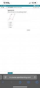 12:16 C5GGeometry厝Apex Learning↑ 4.6.3 Test (CST): Quadriat... | Filo