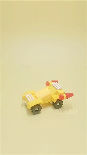 LEGO Yellow Racing Car Build – So Clean & Cool! ✨ #lego #shorts