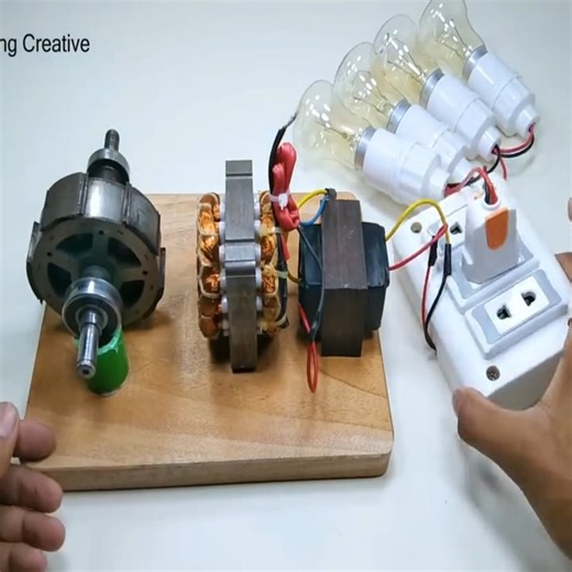 18K views · 292 reactions | Self Electricity 480KW 220V Free Energy Generator Use Fan Capacitor And Transformer #DIY #viral #electricity #generator #motor | Amari Porter | Facebook