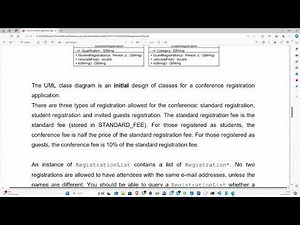 UNISA: COS3711 discussions on the Registration UML, building GUI.