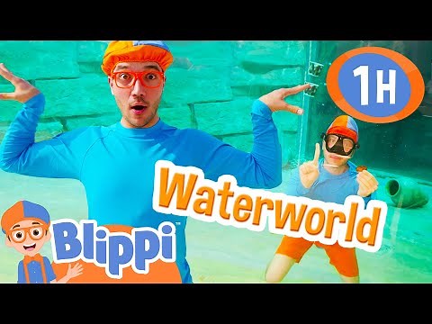 Blippi Explores A Water Park! | Blippi Treasure Hunt | Educational Videos for Kids