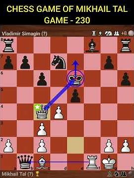 Mikhail Tal’s INSANE Queen Sacrifice! 🤯🔥 (Classic Chess Magic)