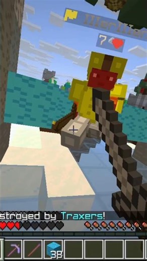 Minecraft Bedwars💀|| #minecraft #thanksfor100subs #roadto200subs #viral #youtubeshorts #phonk