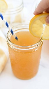 I love this Sparkling Peach Punch, it is a nice and refreshing drink all year long and such an easy party punch recipe! https://www.sixsistersstuff.com/recipe/sparkling-peach-punch-drink-recipe/ | Six Sisters' Stuff