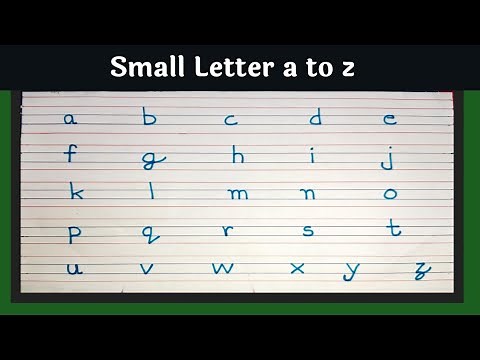 छोटी एबीसीडी लिखना सीखे,chhoti abcd\\small abcd\\abcd small letter 📒