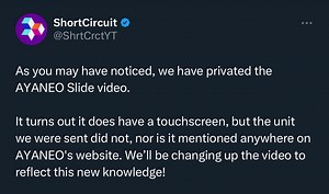 New LTT video on a new handheld gaming pc just vanished :P