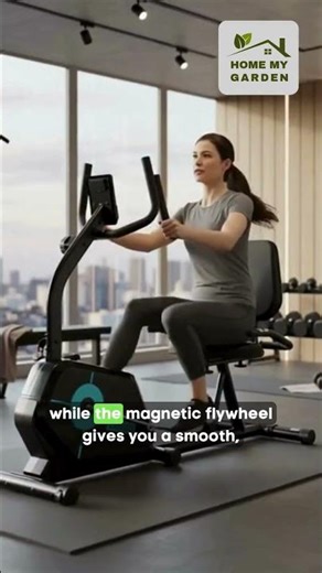 Recumbent Exercise Bike – Magnetic Fitness Cycle Trainer for Home Gym