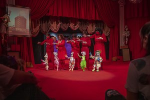 Puppets galore at LA's whimsical "Puppetchella" puppet festival