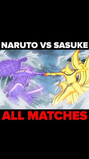Vyuk on Instagram: "Naruto Vs Sasuke: All Matches"