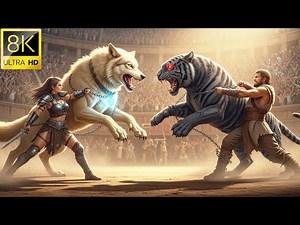🐺Wolf vs 🐯Tiger | Epic Desert Showdown