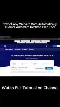 Extract Website Data Automatically with Power Automate Desktop