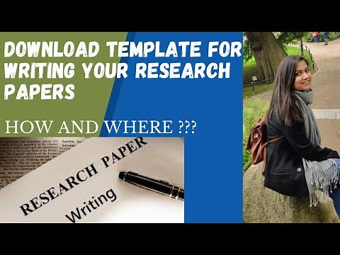 Where and how to download a template for your Research papers | ACS publications