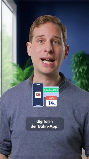 🚉 BahnCard 100 nur noch digital verfügbar