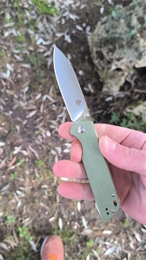 QSP Knife Parrot Green Micarta QS102-G