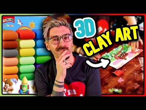 MAKING ART AND CHATTING POLITICS?! | Making 3D Art From Modelling Clay