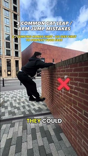 3 Common Cat Leap / Arm Jump Mistakes in Under 1 Minute #parkour #freerunning #LearnParkour