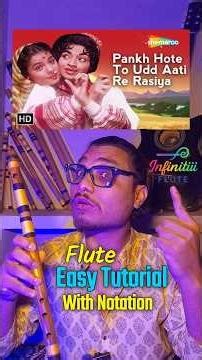 pankh hote to udd aati re | flute Tutorial