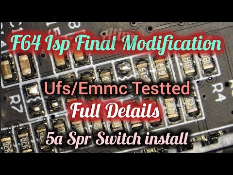 Now F64 isp Adapter Modification/Full Modification/Full Testing Ufs/Emmc also