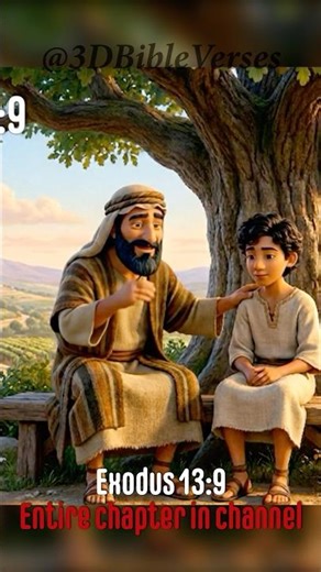 Law of the lord in front of you #animated #bible #verses Exodus 13:9