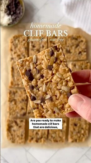 Homemade Clif Bars #recipes #shorts #snackideas