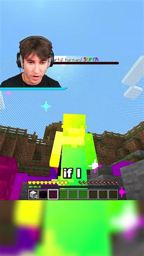 Minecraft, But Anything I Touch Turns SUPER