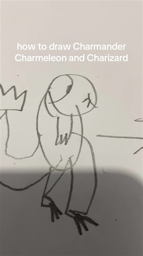 how to draw Charmander‘s evolution!