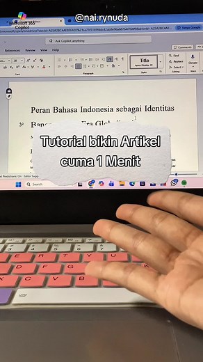 Tutorial Membuat Artikel dalam Satu Menit dengan Microsoft 365