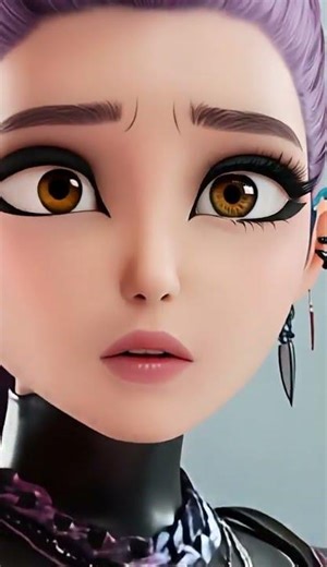 Eye Zoom Video: Kpop Demon Hunters #zoey #huntrix #kpopdemonhunters #rumi #demon