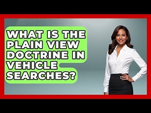 What Is The Plain View Doctrine In Vehicle Searches? - Law Enforcement Insider