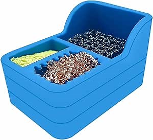 Solder Tip Cleaner Soldering Iron Cleaner, Solder Sponge and Brass Wool and Dense Cleaning Steel Brush in Silicone Holder