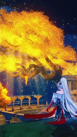 Hiyuki Beneath the Golden Trees | 4K 120FPS 🍂✨