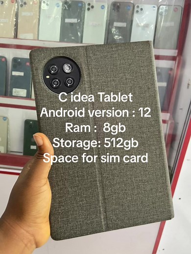 C Idea Tablet for Adults and Kids | Android 12, 8GB RAM, 512GB Storage