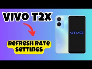 Refresh rate settings VIVO T2X || How to set refresh rate || Refresh rate working