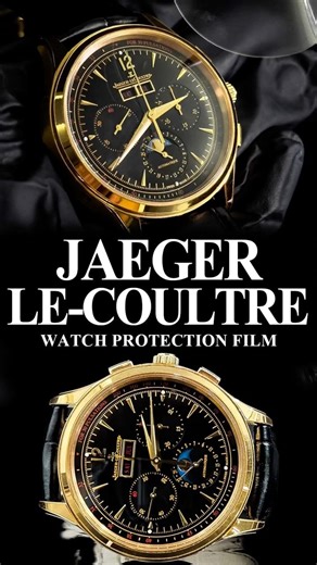 Jaeger-LeCoultre Master Control Chronograph protection film installation in 30 seconds