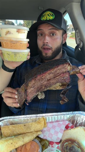 Tasting 12-Hour Smoked Beef Dino Rib at Cali-Mex BBQ