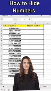 How to Hide Numbers info in Excel.... #shortsreels #excelhacks #exceltricks #education #business #exceltips #Exceltutorial #motivation #study | Fintech Skills