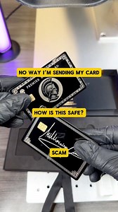 1.3K views · 26 reactions | We’ve heard it all… after doing this for years we’ve done a thing or two. Every step of the process is buttoned up, & we’ve made sure your information is secure every step of the way 欄#Metalcard #luxury #safety | Engraven Card | Facebook