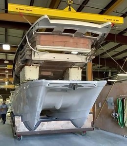 2.9K views · 50 reactions | Check out the progress on the 400CC-X from World Cat Boats — Hull #1  Who else is looking forward to seeing this gorgeous build?⁣ ⁣ Via: Worldcat Boats #boatsgonewild #worldcat #catamaran #boat #boating #nauticalnetwork | Boats Gone Wild | Facebook