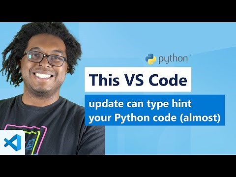 This VS Code update can type hint your Python code