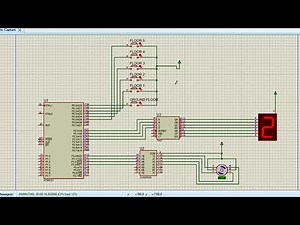 Elevator -Proteus and keil_5 project Embedded System practical