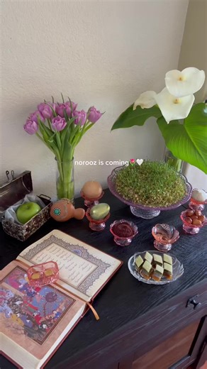 Celebrate Norooz with Our Stunning Haft Sin Setup!