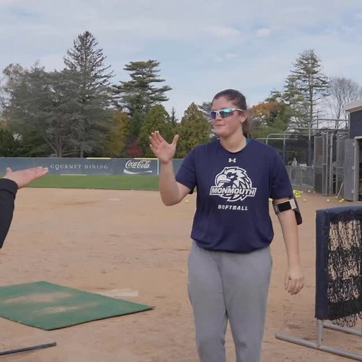 Fall work 💪 #FlyHawks | Monmouth University Softball