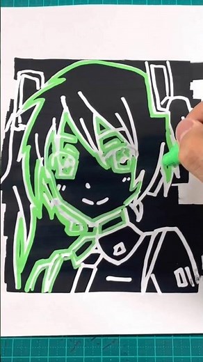 初音ミク！決してこの方法でグリッチエフェクトを描かないでください!! #miku #bokaro