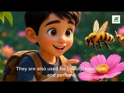 🌱 PARTS OF A PLANT & THEIR FUNCTIONS | Kids Learning Video