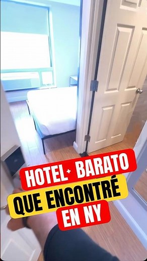 The cheapest hotel I found in NYC 🛎️🎉