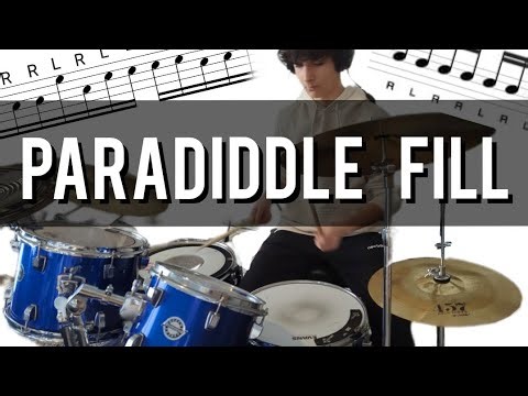 | Simple Paradiddle Drum Fill Lesson |