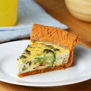 1.4M views · 2.5K reactions | Saving this Cheddar-Crusted Bacon Broccoli Quiche for a perfect weekend brunch  Get The Recipe: https://tasty.co/recipe/cheddar-crusted-bacon-broccoli-quiche | Tasty | Facebook