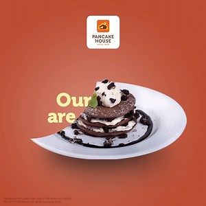Just a limited time left for our Chocolate Cookies and Cream Dollar Pancake. Only available before November 15, so try it while it lasts. #AlwaysAGoodChoice to match it with coffee for just P159! | Pancake House